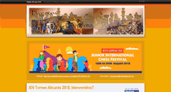 Desktop Screenshot of eventosdeajedrez.com